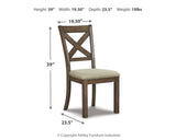 Moriville Beige Dining Table and 4 Chairs and Bench (Online Special Price) - Ornate Home