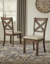 Moriville Beige Dining Table and 6 Chairs - Ornate Home