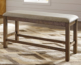 Moriville Counter Height Dining Bench (Online Special Price) - Ornate Home