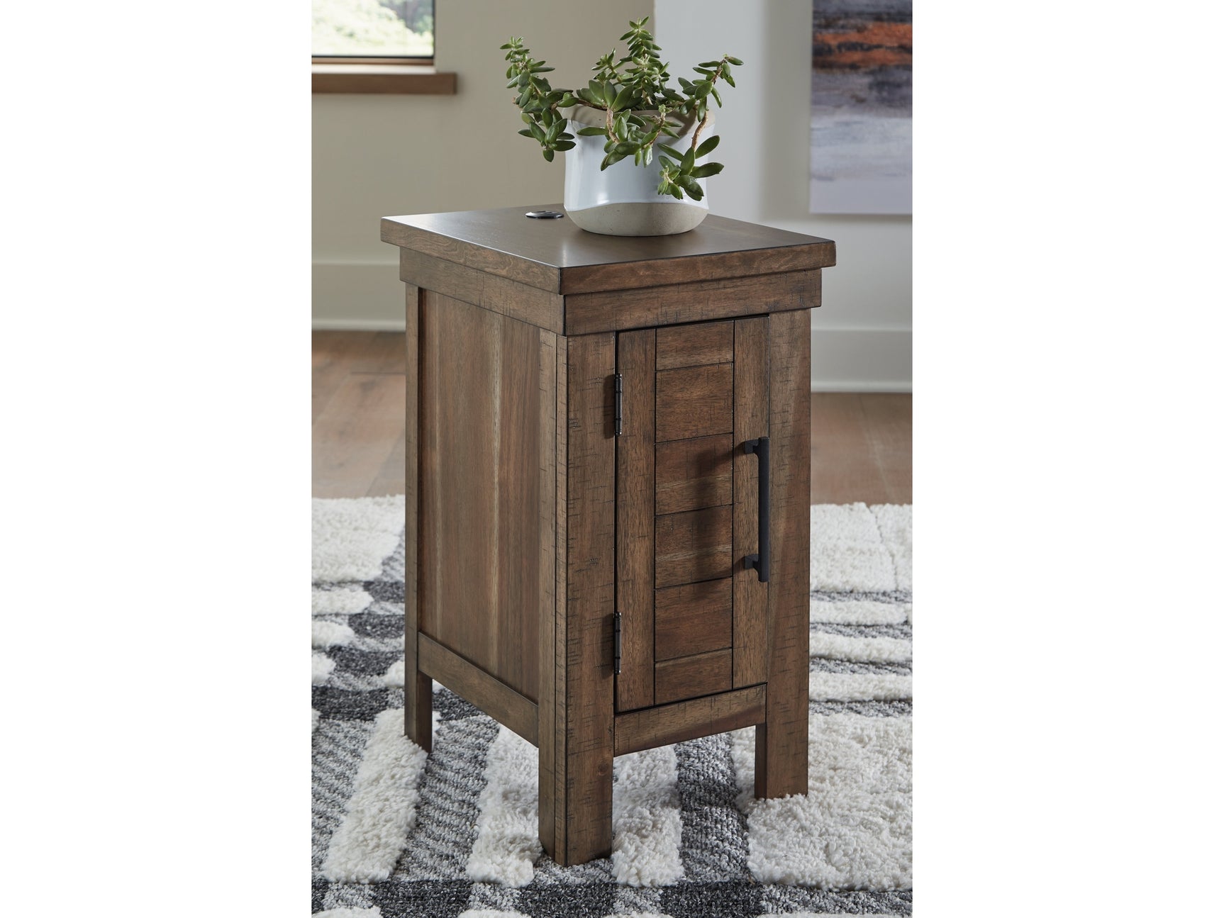 Moriville Grayish Brown Chairside End Table (Online Special Price) - Ornate Home