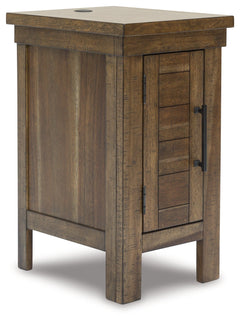 Moriville Grayish Brown Chairside End Table - Ornate Home