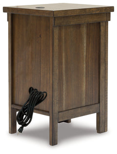 Moriville Grayish Brown Chairside End Table - Ornate Home
