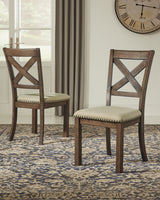 Moriville Grayish Brown Counter Height Dining Table, 4 Barstools and Server (Online Special Price) - Ornate Home