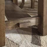 Moriville Grayish Brown Counter Height Dining Table with 4 Barstools, Bench, and Server (Online Special Price) - Ornate Home