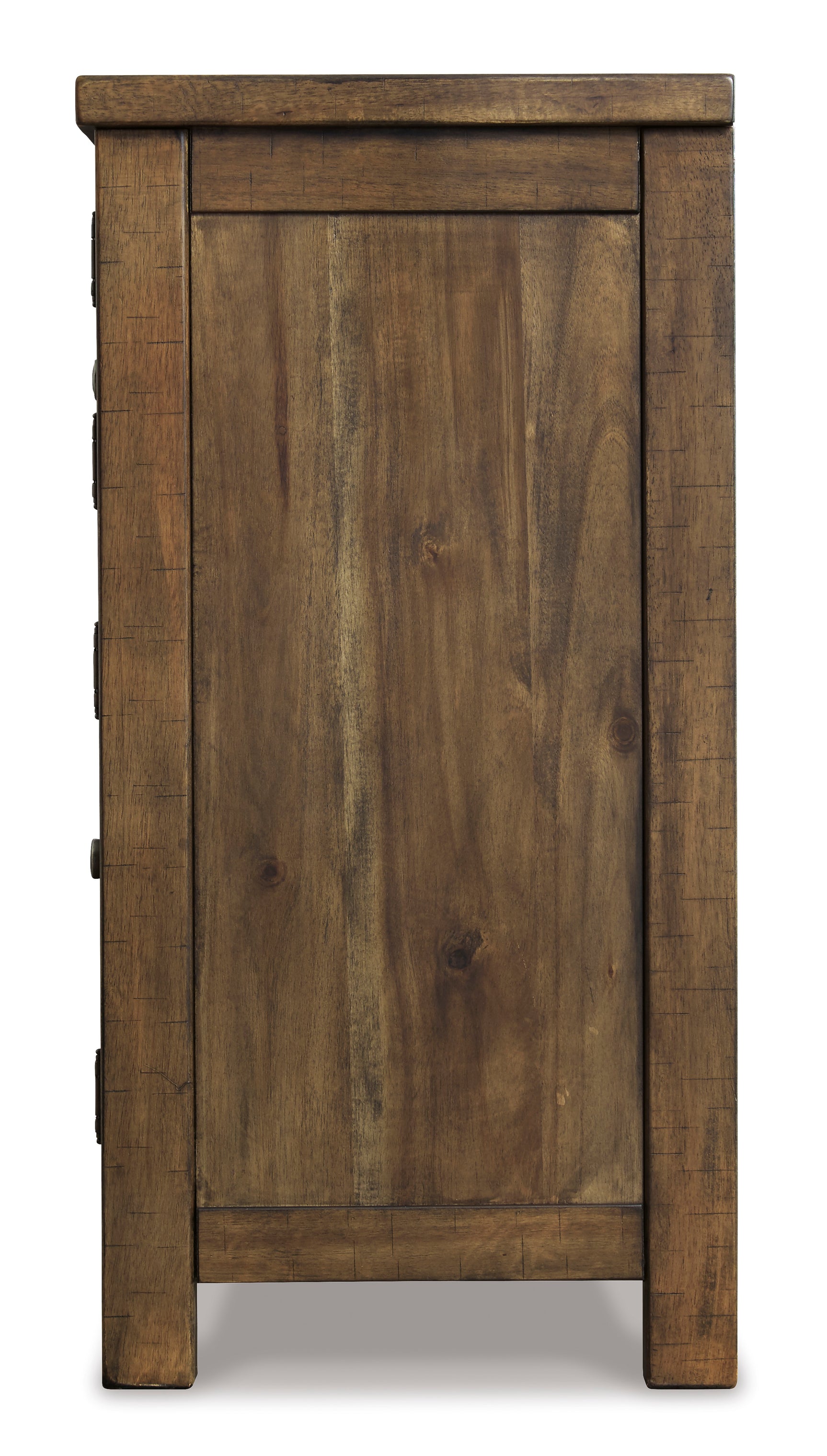 Moriville Grayish Brown Counter Height Dining Table with 4 Barstools, Bench, and Server - Ornate Home