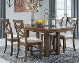 Moriville Grayish Brown Dining Room Table w/ Extension (Online Special Price) - Ornate Home