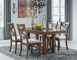 Moriville Grayish Brown Dining Room Table w/ Extension (Online Special Price) - Ornate Home