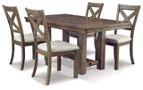 Moriville Grayish Brown Dining Room Table w/ Extension (Online Special Price) - Ornate Home
