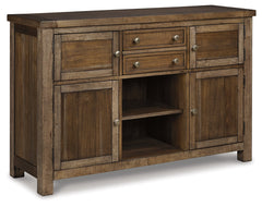 Moriville Grayish Brown Dining Server - Ornate Home
