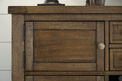 Moriville Grayish Brown Dining Server - Ornate Home