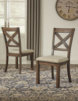 Moriville Grayish Brown Dining Table and 6 Chairs / 7-Piece Set (Online Special Price) - Ornate Home