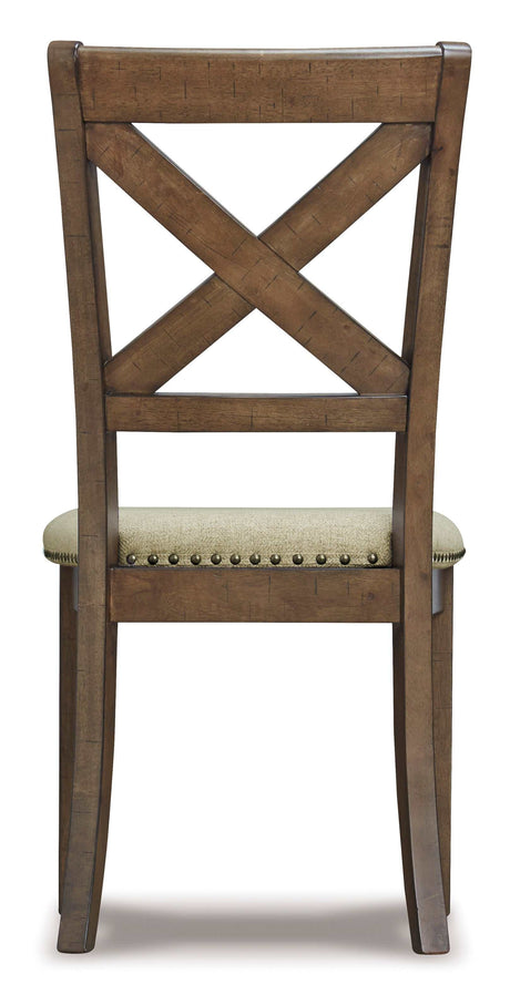 Moriville Grayish Brown Dining Table and 6 Chairs / 7-Piece Set - Ornate Home