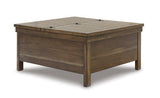 Moriville Grayish Brown Lift-Top Coffee Table (Online Special Price) - Ornate Home