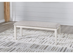 Robbinsdale White 48" Dining Bench - Ornate Home