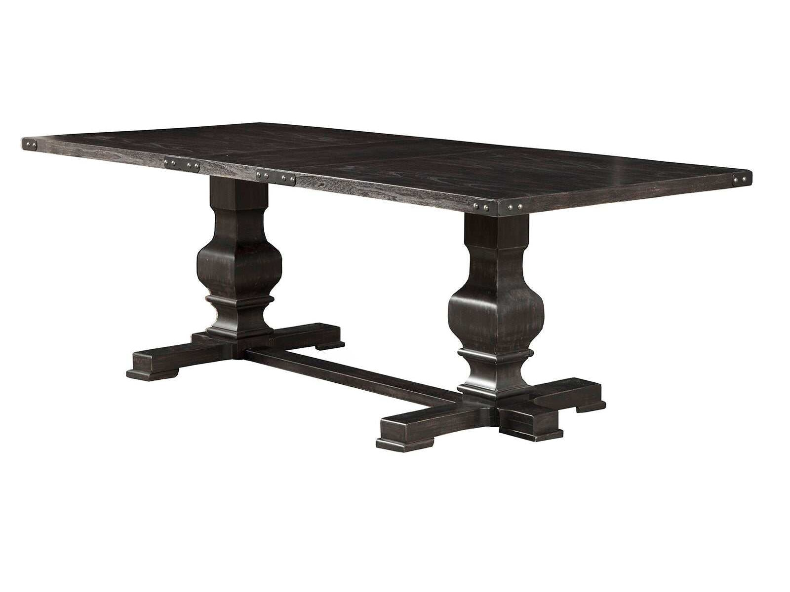 Morland Vintage Black Dining Table - Ornate Home