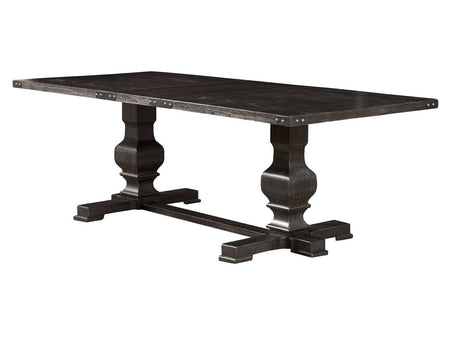Morland Vintage Black Dining Table - Ornate Home