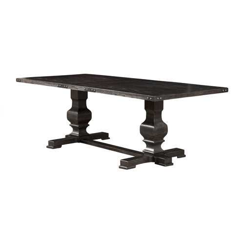 Morland Vintage Black Dining Table - Ornate Home