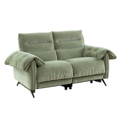 Morley Sage Green Power Sofa + Loveseat - Ornate Home
