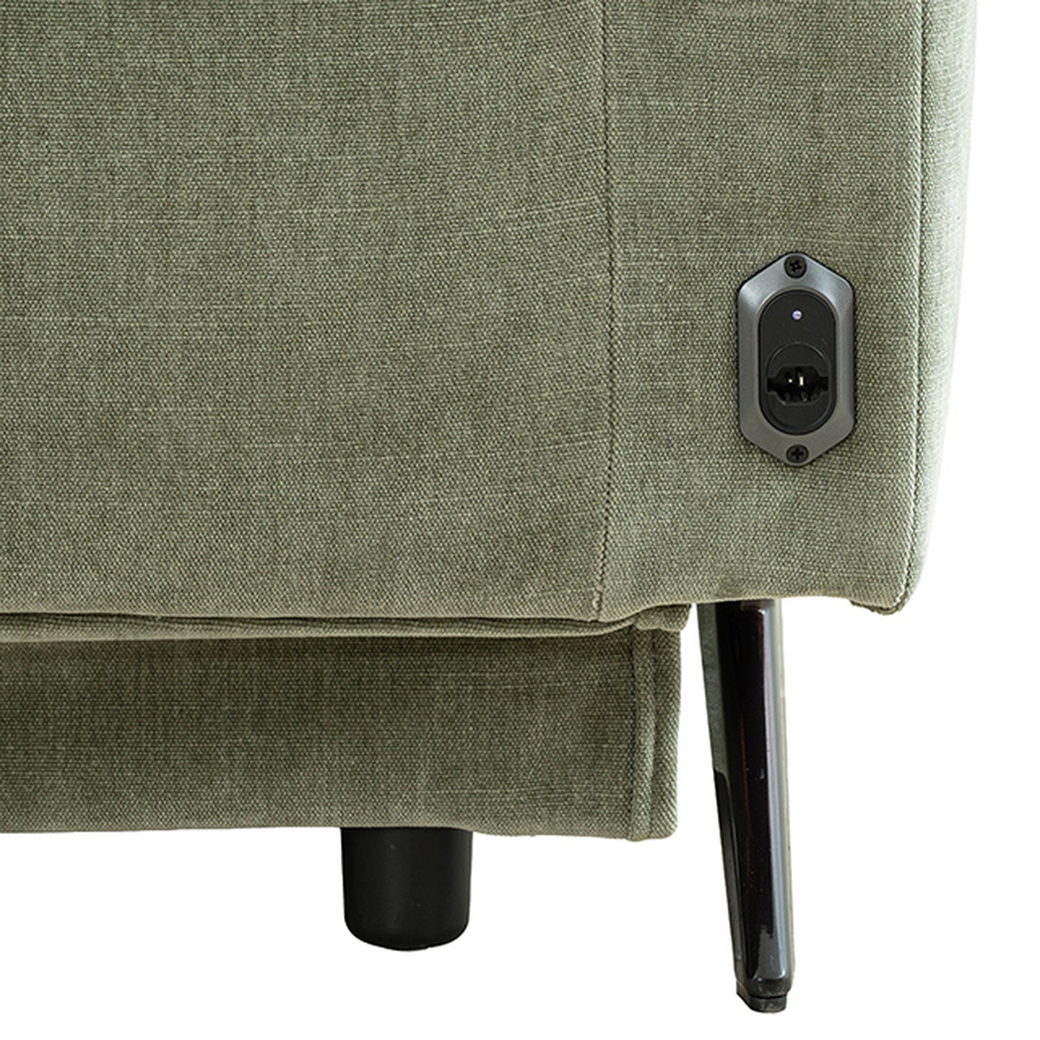Morley Sage Green Power Recliner - Ornate Home