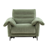 Morley Sage Green Power Recliner - Ornate Home