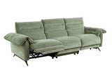 Morley Sage Green Power Sofa + Loveseat - Ornate Home