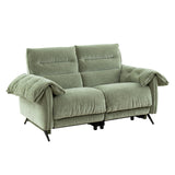 Morley Sage Green Power Loveseat - Ornate Home