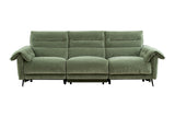 Morley Sage Green Power Sofa + Loveseat - Ornate Home