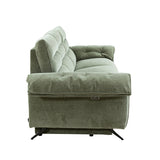 Morley Sage Green Power Sofa + Loveseat - Ornate Home