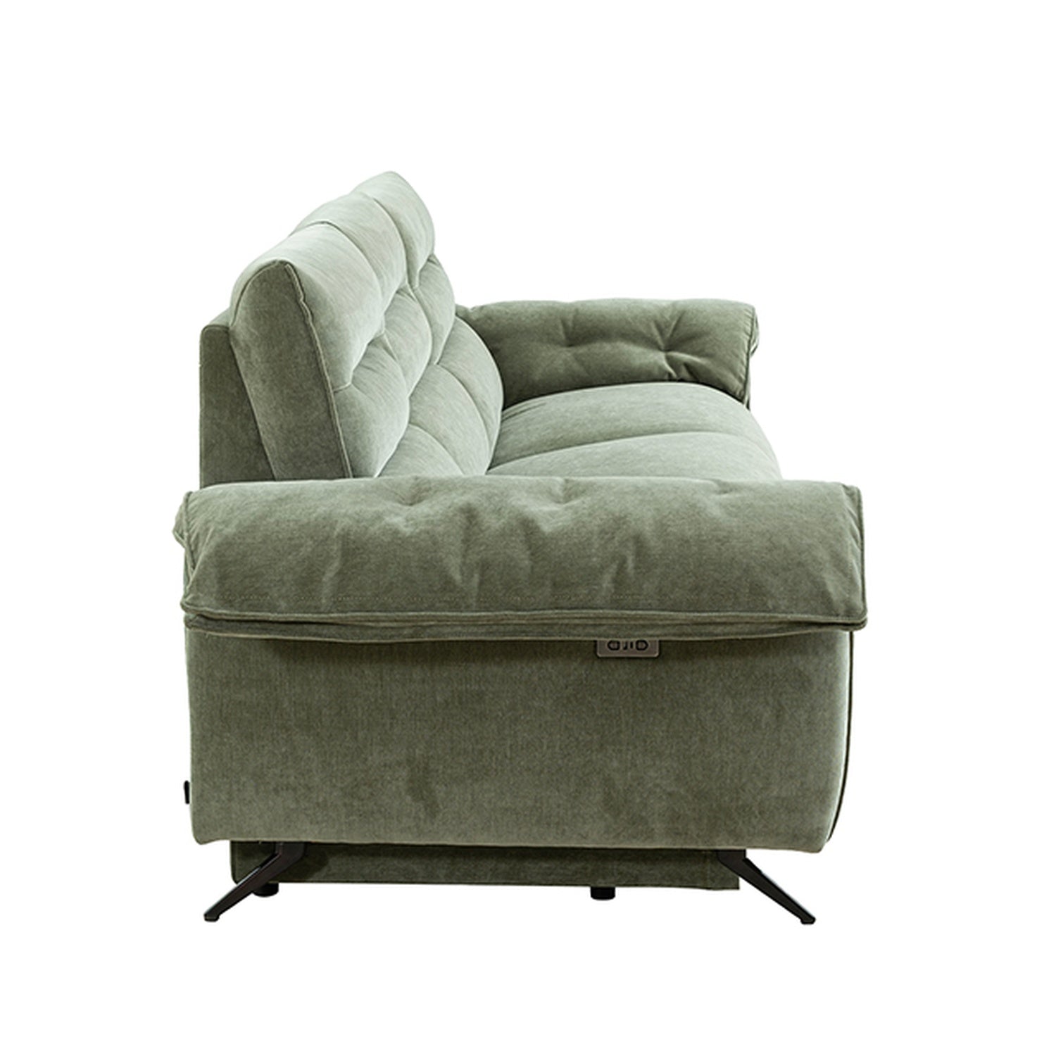 Morley Sage Green Power Sofa + Loveseat - Ornate Home