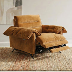 Morley Sienna Brown Power Recliner - Ornate Home