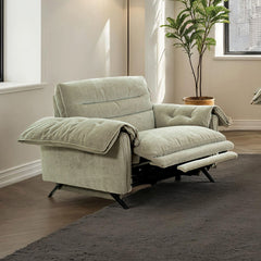 Morley Taupe Power Recliner - Ornate Home