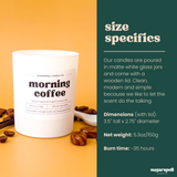 Morning Coffee 5.3oz Soy Candle - Ornate Home