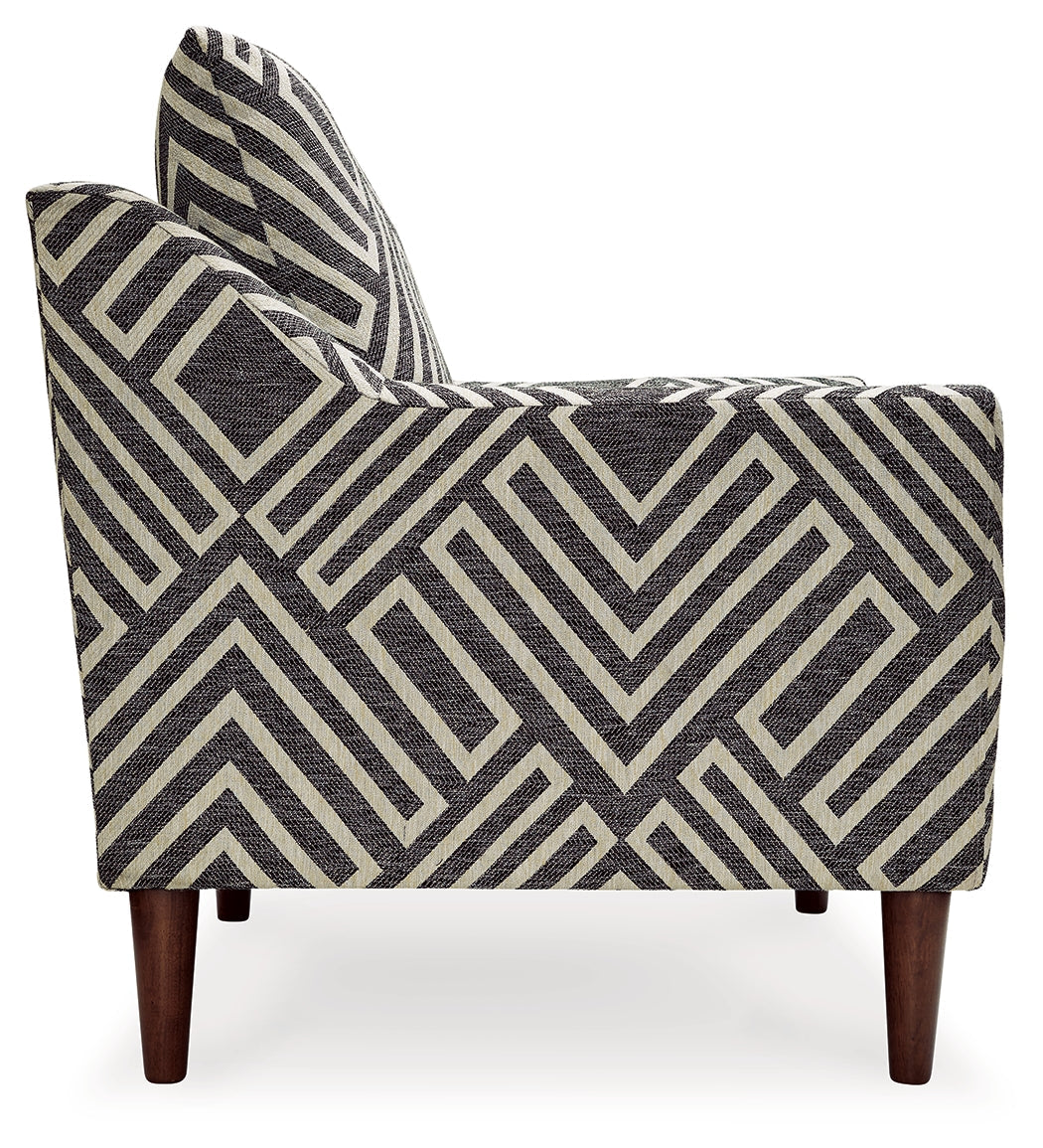 Morrilton Next-Gen Nuvella Natural/Charcoal Accent Chair - Ornate Home