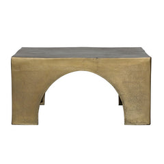 Morris Antique Brass Coffee Table - Ornate Home