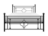 Morris Black Full Metal Platform Bed - Ornate Home