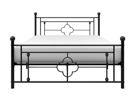 Morris Black Full Metal Platform Bed - Ornate Home