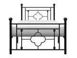 Morris Black Twin Metal Platform Bed - Ornate Home