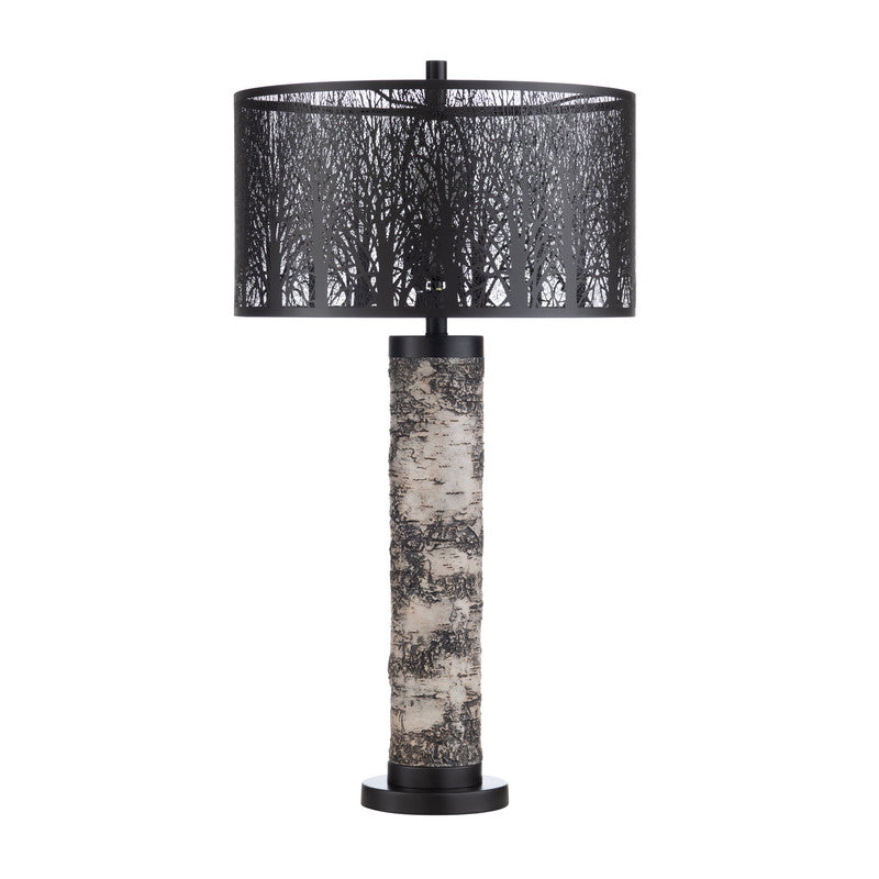 Morris Black/White Table Lamp (Set of 2) - Ornate Home