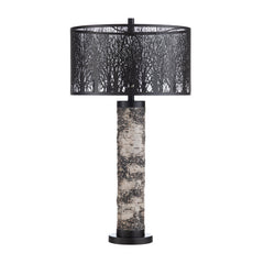 Morris Black/White Table Lamp (Set of 2) - Ornate Home