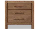 Morris Claystone 3-Drawer Nightstand - Ornate Home
