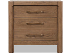 Morris Claystone 3-Drawer Nightstand - Ornate Home