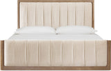 Morris Claystone Queen Upholstered Bed - Ornate Home