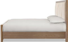 Morris Claystone Queen Upholstered Bed - Ornate Home