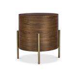 Morrison Walnut Wood Side Table - Ornate Home
