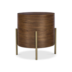 Morrison Walnut Wood Side Table - Ornate Home
