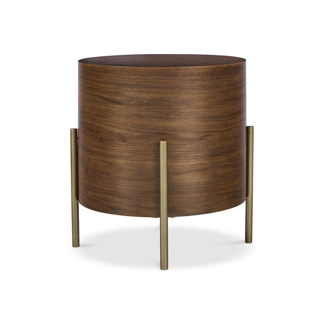 Morrison Walnut Wood Side Table - Ornate Home