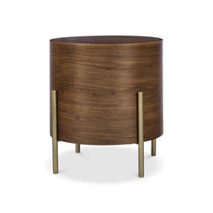 Morrison Walnut Wood Side Table - Ornate Home