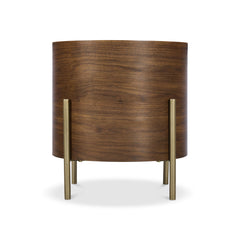 Morrison Walnut Wood Side Table - Ornate Home
