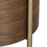 Morrison Walnut Wood Side Table - Ornate Home