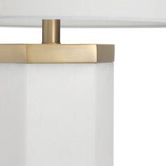 Morrison White Table Lamp - Ornate Home